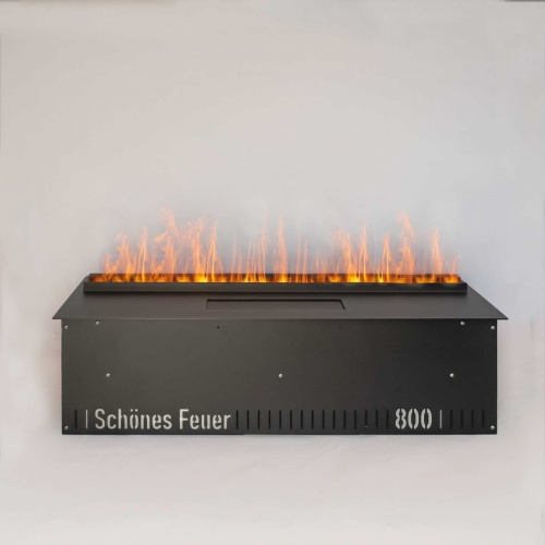 Электроочаг Schönes Feuer 3D FireLine 800 Pro со стальной крышкой в Чебоксарах