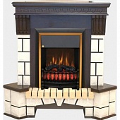 Каминокомплект Real Flame Stone corner New (темный орех)+Sirius