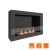 Биокамин SteelHeat WALL ONE 800 черный, стекло, стемалит SteelHeat