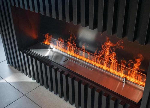 Электроочаг Schönes Feuer 3D FireLine 1000 со стальной крышкой в Чебоксарах