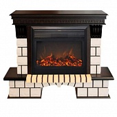 Каминокомплект Real Flame Stone New 26 (темный орех)+Moonblaze-S BL